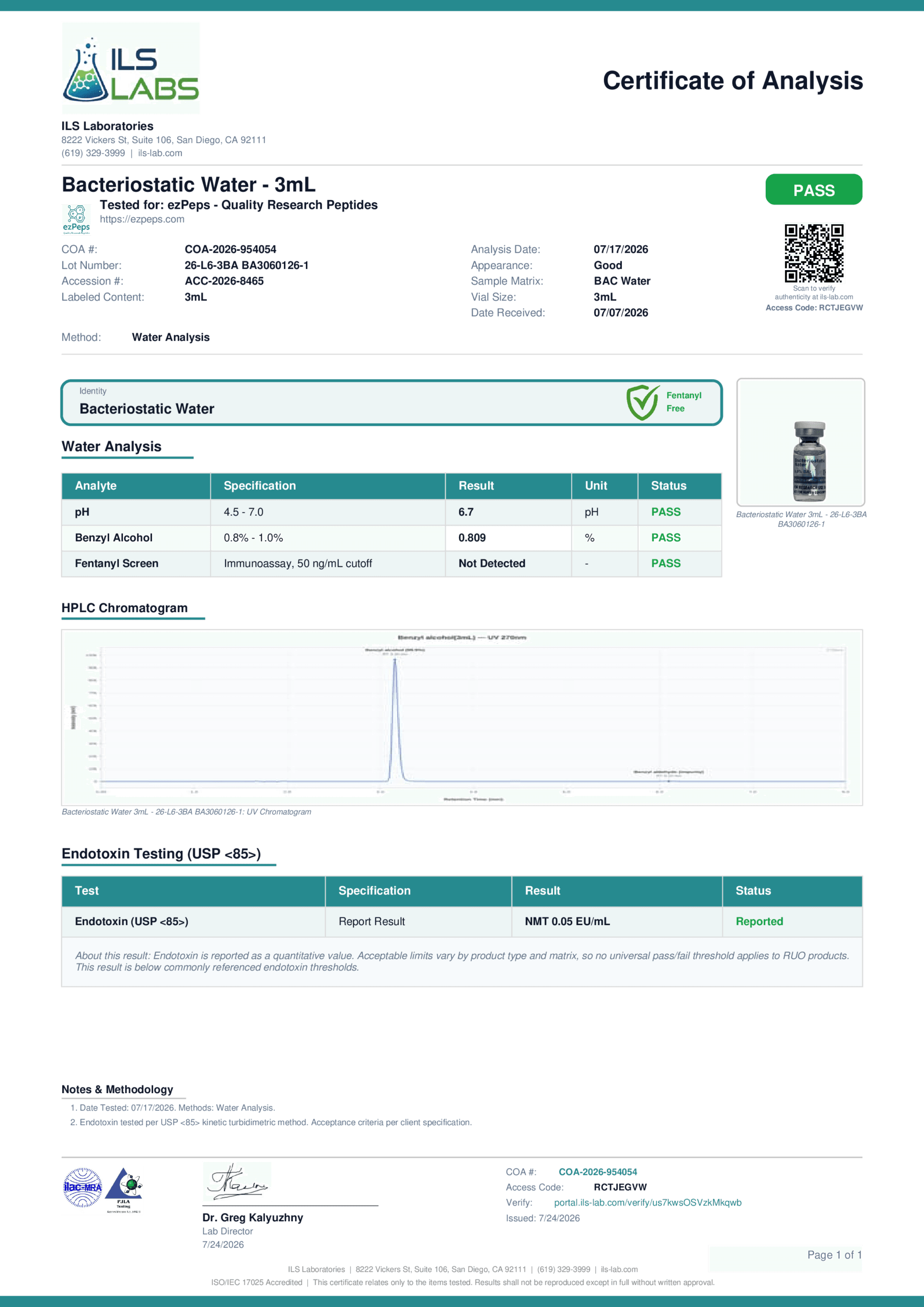 Reconstitution Solution - EZBAC - Image 3