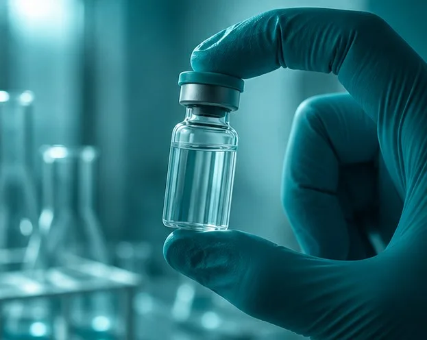 Vial inspected in the laboratory